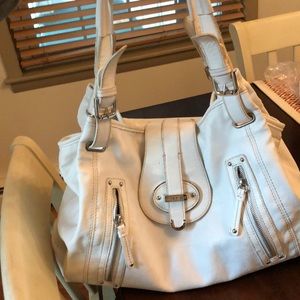 White Nine West bag.